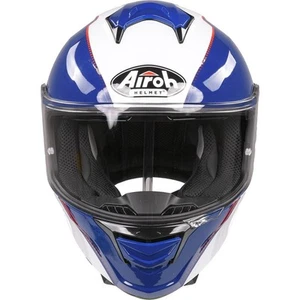 Airoh Spark Flow Full Face Motorcycle Motorbike Helmet Blue / Red - XS - Picture 1 of 11