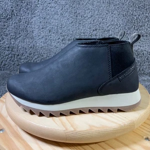 Merrell Alpine Chelsea Boots Damen Größe 10 Schwarz Leder Slipper Stiefeletten - Bild 1 von 8