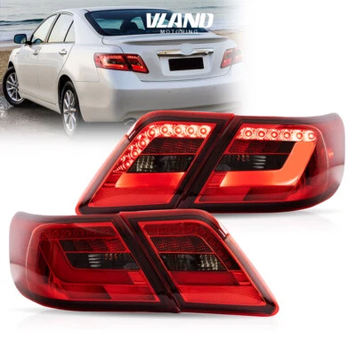 VLAND For Toyota Camry Sedan 2007-2009 LED Tail Lights With Red/Somked LH&RH - Image 1 of 4