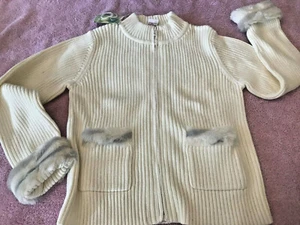 NWT Gymboree Tiger love club 8 fur sweater vintage cat kitty christmas cardigan - Picture 1 of 3