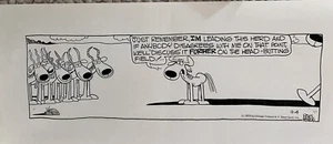Animal Crackers Comic Strip By Rog Bollen Daily Original Strip Comicstrips Gnu - Picture 1 of 1