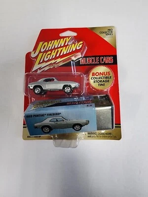 Johnny Lightning Pro Collector Series 1969 Pontiac Firebird w/ storage tin - Image 1 of 2