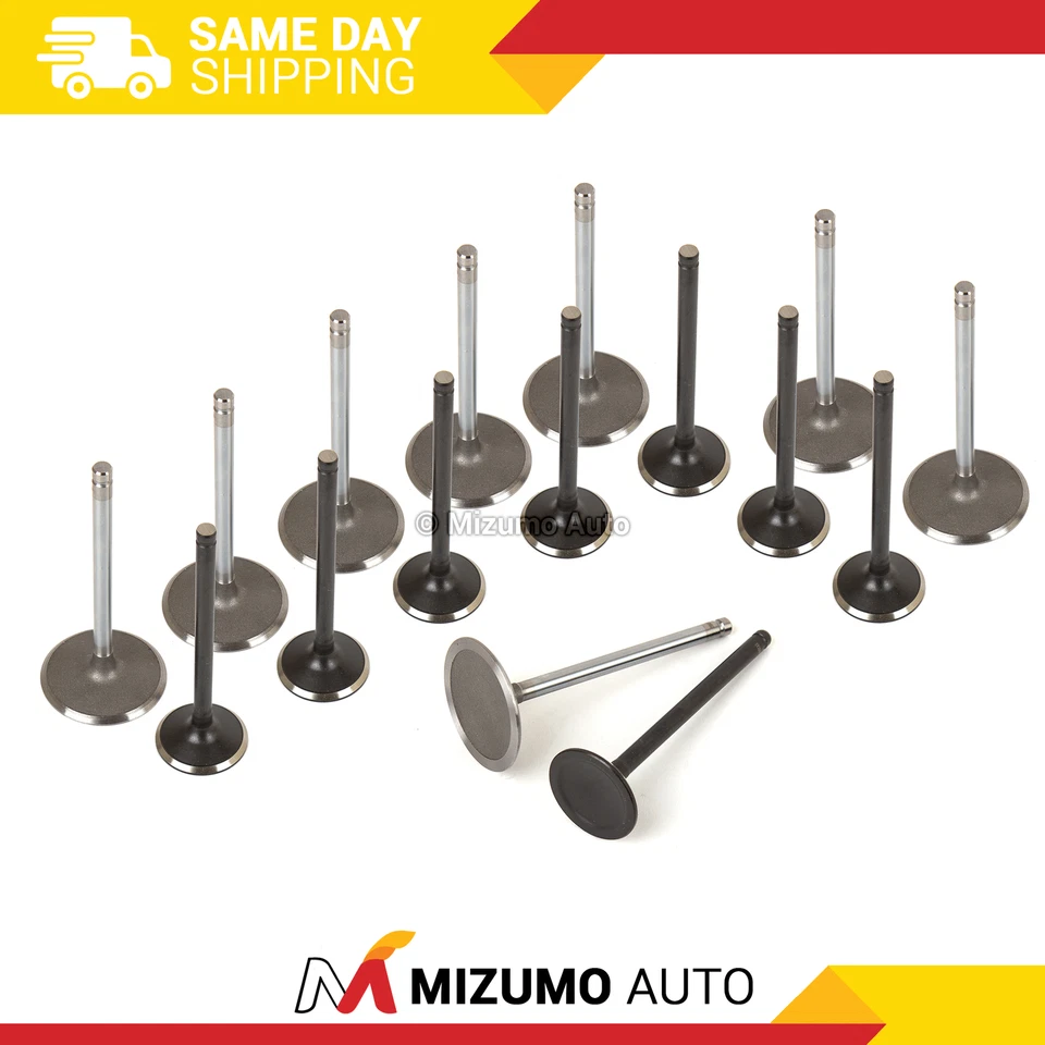 Intake Exhaust Valves Fit 07-14 Cadillac Chevrolet GMC Pontiac 6.0 6.2L - Image 1 of 4