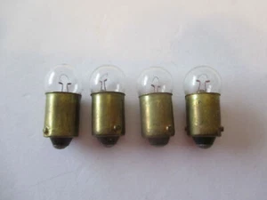 6 VOLT DASH GLOBES LIGHT BULBS INSTRUMENT INDICATOR CHEV HOLDEN FORD BA9S 51 - Picture 1 of 2
