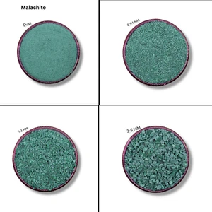Pietra preziosa malachite schiacciata intarsio pietra grossolana intarsio in polvere lavorazione del legno - Foto 1 di 43