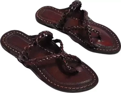 Women Kolhapuri soft Leather Chappal Jesus Sandal HT51 fashion UK size 4-8 - Image 1 of 4