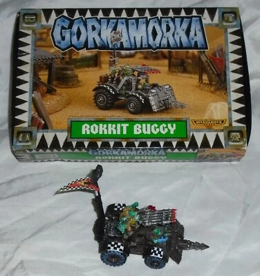 Warhammer Orks Gorkamorka Rokkit Buggy Complete + Box - Image 1 of 4