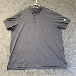 Adidas Poloshirt Herren 2XL Grau Kurzarm Stretch Golf - Bild 1 von 15