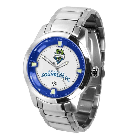 Mens Seattle Sounders FC Watch Stainless Steel Titan Watch Cover