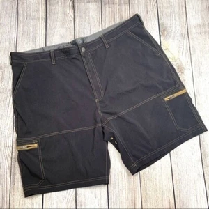 Pantalones cortos cargo Croft & Barrow para hombre negros y tostados talla 44 - Imagen 1 de 6