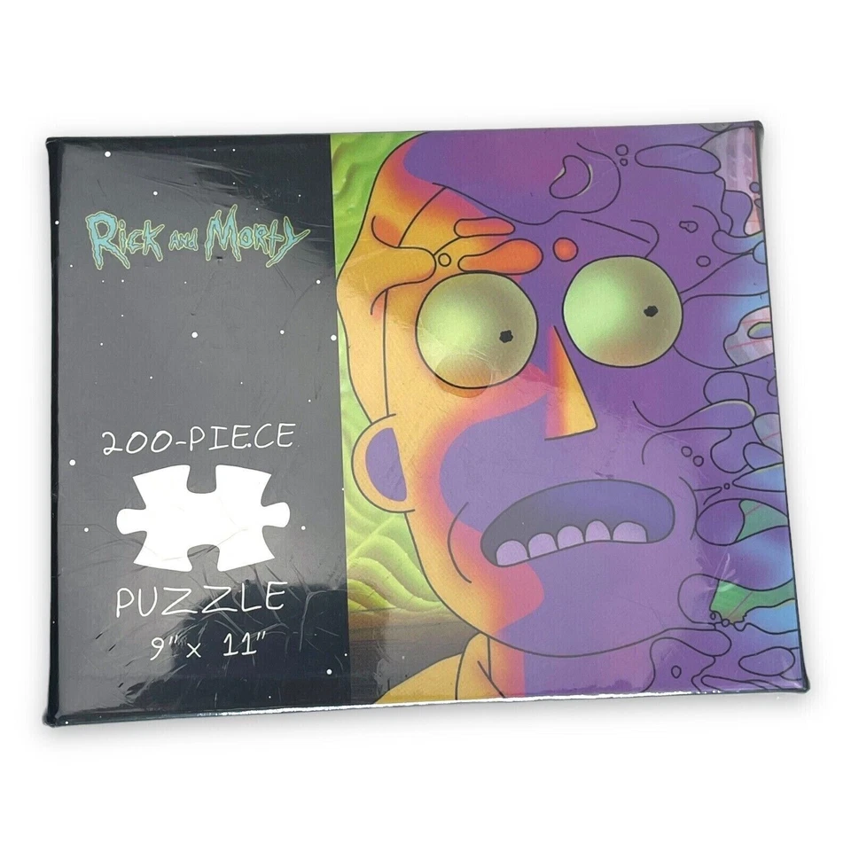 Rompecabezas USAopoly Rick and Morty Pychedelic Jerry 9x11 200 piezas Foto 1 de 1