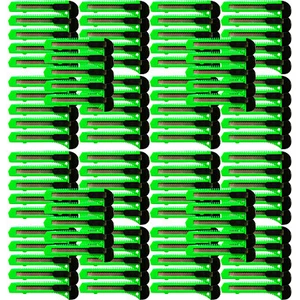 100x Bulk Utility Knife Box Cutters Snap Off Blade Neon Green - Picture 1 of 7