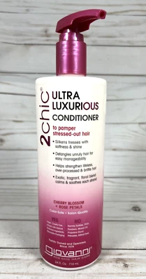 Acondicionador Giovanni 2Chic Flor de Cerezo Rosa Pétalos 24oz Ultra Lujoso Foto 1 de 4