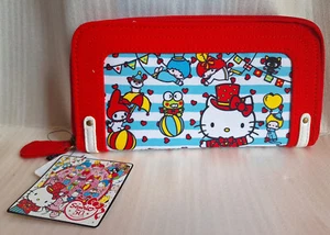  Hello Kitty Sanrio Wallet 50th Anniversary Loungefly Circus Friends New 2010 - Picture 1 of 6