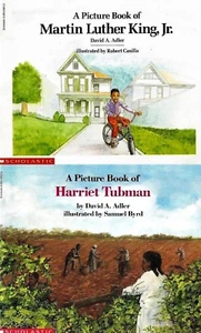 2 Picture Books by David A Adler - Martin Luther King Jr & Harriet Tubman 1992 - Picture 1 of 12
