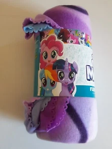 MY LITTLE PONY Fleece Blanket Throw 120cm x 150cm Licensed Lightweight New - Picture 1 of 6