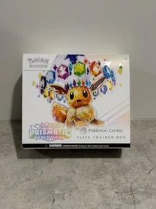 $50 OFF Pokemon TCG Prismatic Evolutions Pokemon Center Elite Trainer Box - Picture 1 of 4