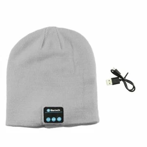 2025 Bluetooth Music Warm Beanie Hat Wireless Cap Headset Headphone Speaker Mic - Picture 1 of 17