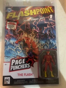 Cómic DC Page Punchers Flashpoint The Flash primera edición con figura - Imagen 1 de 3