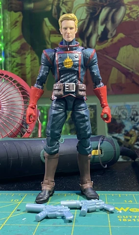 Marvel Legends STAR LORD Guardians of Galaxy Entertainment Earth Exclusive 6" Cover