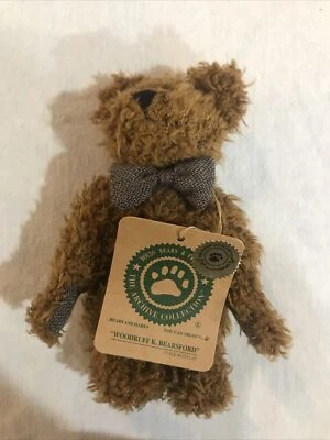 VTG Boyds Bears Woodruff K Bearsford Archive Collection Jointed Plush Bear NWT