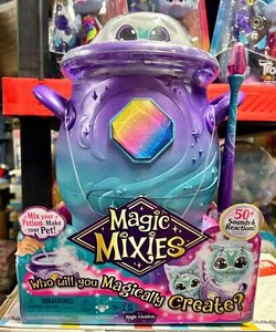 Magic Mixies Caldero Mágico Real Niebla Púrpura con Interactivo 8" Azul y P - Imagen 1 de 4