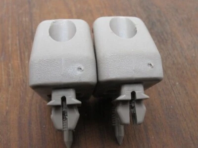 Toyota Sienna 1998-2002 bronceado OEM clips para parasol (2) extremo cuadrado Foto 1 de 4