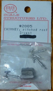 SS Ltd. HO Scale Kit #2005 Tenement Chimney for Pitched - Bild 1 von 1