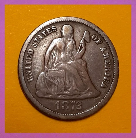 1872-P Seated Liberty Dime Cover