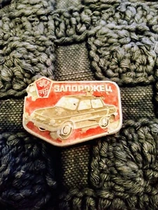 ZAZ Zaporozhets History Cars Automobile Soviet Vintage LAPEL PIN USSR - Picture 1 of 2