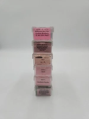 N scale EMPTY BOX jewel case Roundhouse 50' Mixed Car lot set of 6 - Image 1 of 3