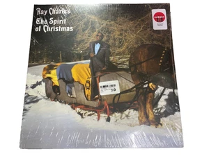 RAY CHARLES Clear RED Vinyl THE SPIRIT OF CHRISTMAS LP Record TARGET EXCLUSIVE - Picture 1 of 2