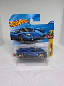 Hot Wheels Pagani Utopia Blue Short Card - Picture 1 of 3
