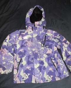 Moerdeng Winter Jacket Coat - Youth Child Kids Girls Sz 10-12 Purple Hood - Picture 1 of 9
