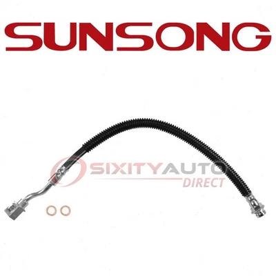 Sunsong Rear Right Brake Hydraulic Hose for 2001-2006 GMC Sierra 3500 - ay Foto 1 de 4