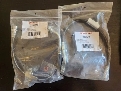 Nueva manguera de freno Sunsong 2201015 y 2201016 para Chevrolet S10 / Blazer + Más Foto 1 de 3