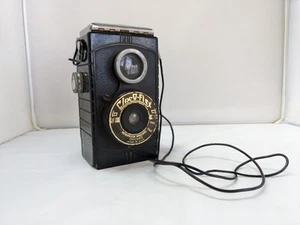 Vintage 1940s Clix-O-Flex Box Reflex Camera Metropolitan Industries Untested - Picture 1 of 6
