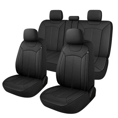 For TOYOTA Leather Seat Covers Full Set Automotive All Season for SUV,Sedan,Van - Image 1 of 4