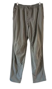 LL Bean Multisport Pants Mens M Gray Drawstring Elastic Waist Pockets - Picture 1 of 12