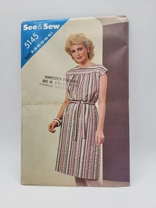 Vestido SIN CORTAR Ver y Coser Patrón Costura 5145 Misses Talla 8/10/12/14/16   - Imagen 1 de 5