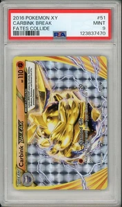 2016 Pokemon XY Fates Collide Carbink Break #51 PSA 9 - Picture 1 of 2