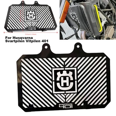 Aluminum Radiator Guard For Husqvarna Svartpilen Vitpilen 401 250 Tank Cover - Image 1 of 4