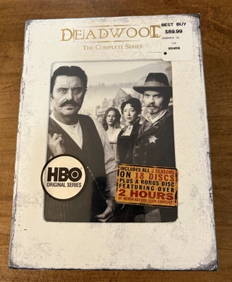 Deadwood: The Complete Series (19-Disc DVD Set/36 Episodes) Brand New Sealed - Image 1 of 4
