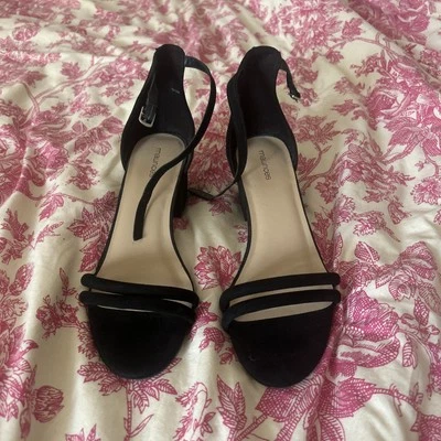 Maurice’s Black Suede Chunky Heels Women’s Size 9 - Image 1 of 4