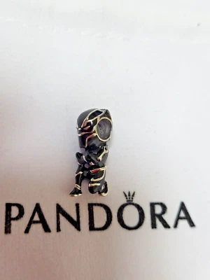 charm Pandora MARVEL BLACK PANTHER argent 925 + émaille - Bild 1 von 4