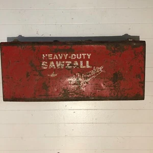 Vintage Milwaukee Sawzall Reciprocating Saw Metal Carrying Case Only - Picture 1 of 13