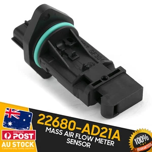MAF MASS AIR FLOW METER SENSOR 22680-AD21A For PATROL GU N16 PULSAR AU! - Picture 1 of 7