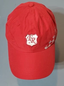 Ferucci FR Initials Hat Cap Adjustable Back Osfm Red Designer - Picture 1 of 11