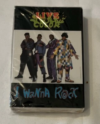 Live In Color - I Wanna Rock - SEALED Cassette Single Foto 1 de 3