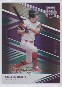 2020 Panini Elite Extra Edition Status Purple /249 Colten Keith #139